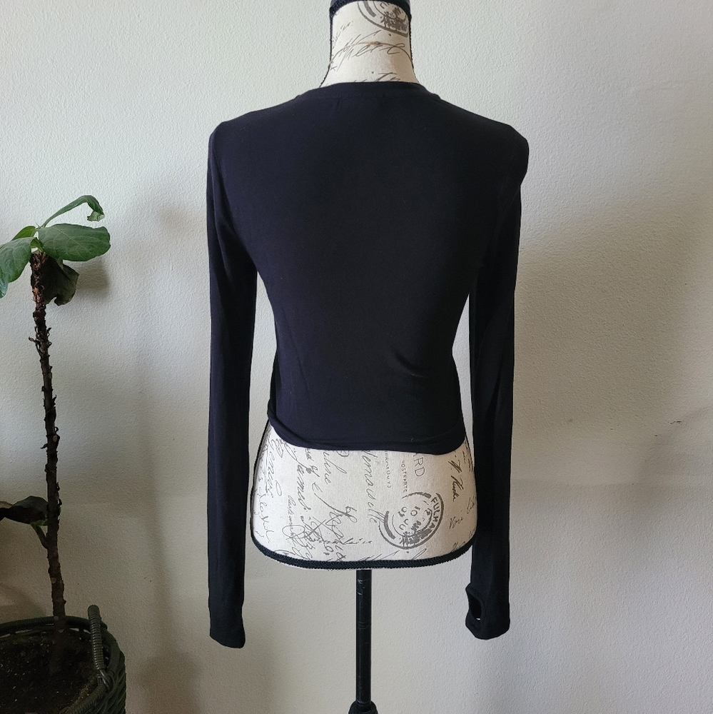 *SOLD* Social Collision Pumpkin Heart crop top - Picture 5 of 8